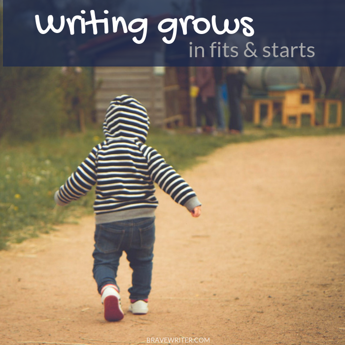 Writing grows in fits and starts