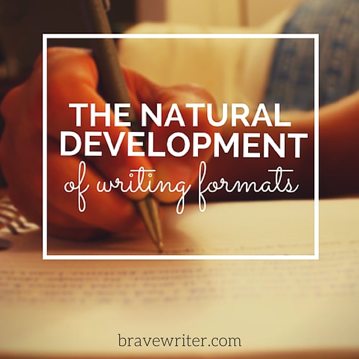 The Natural Development of Writing Formats 