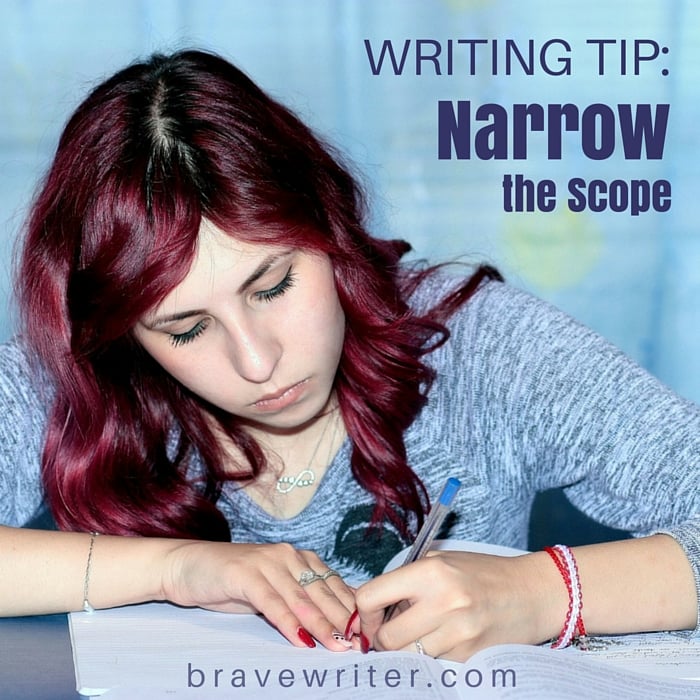 Writing Tip: Narrow the Scope