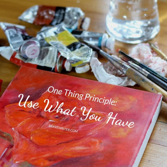 One Thing Principle: Use What You Have