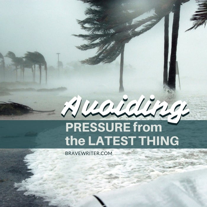 Avoiding pressure from the latest thing in your homeschool