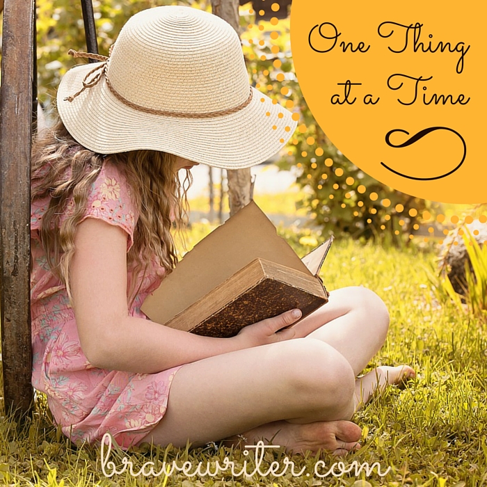 How to do one thing at a time in your homeschool