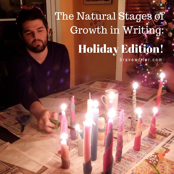 The Natural Stages of Growth in Writing: Holiday Edition