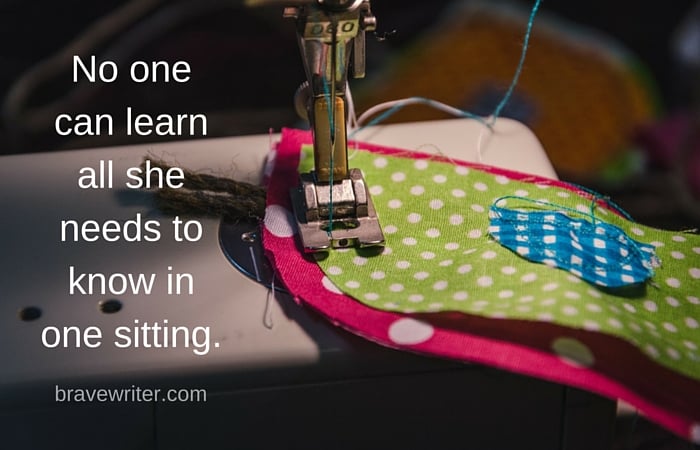 How Writing is like Sewing