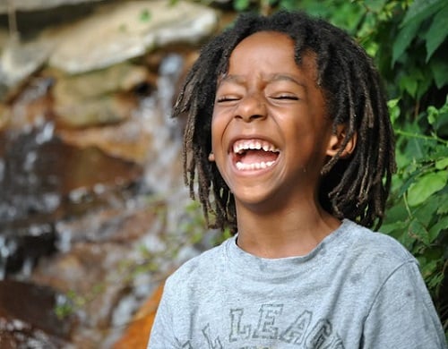 Child laughing
