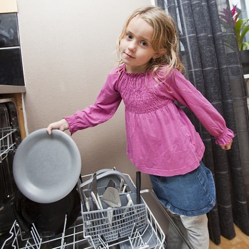 http://www.dreamstime.com/stock-photography-young-girl-dishwasher-image16823722