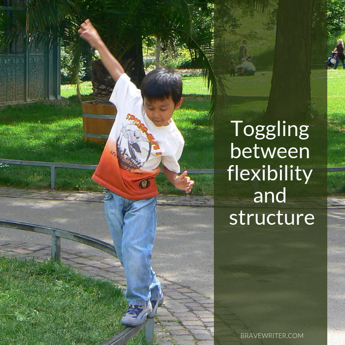 Toggling between Flexibility and Structure in Your Homeschool