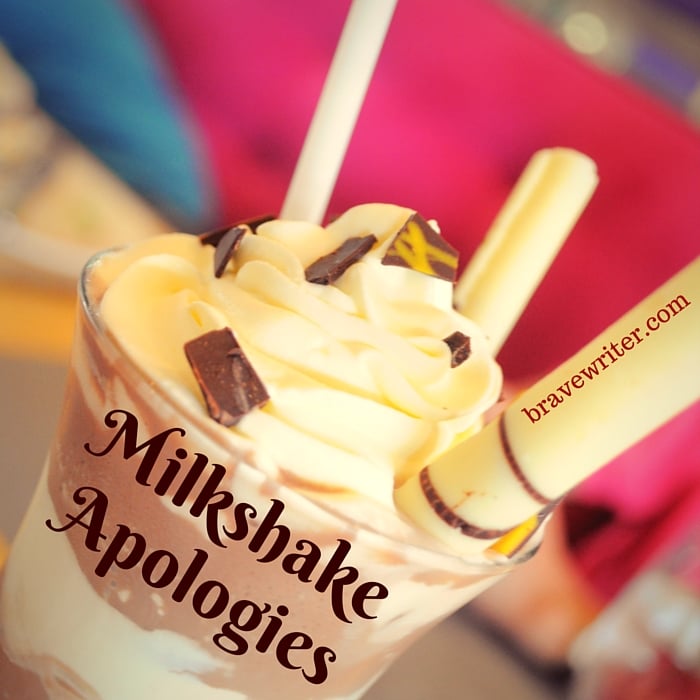 Milkshake apologies
