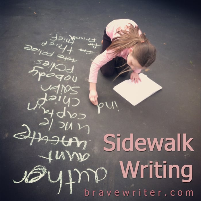 Sidewalk Writing