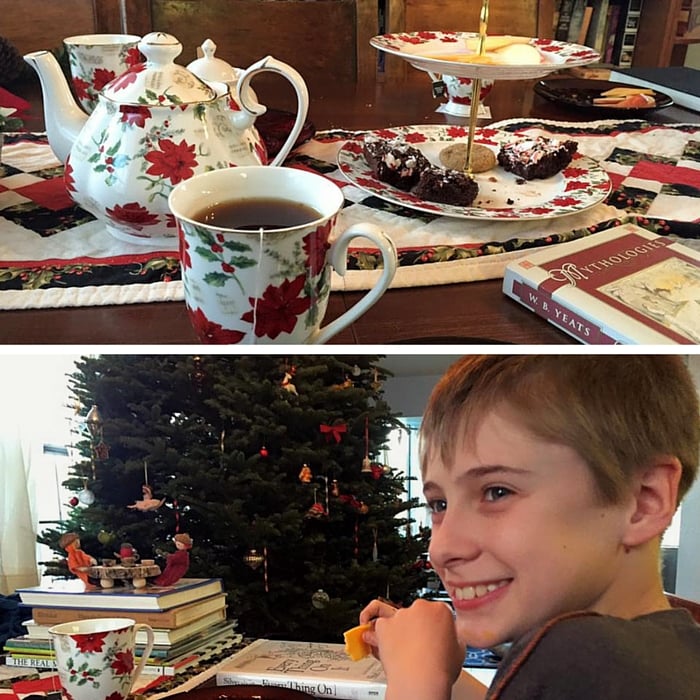 Holiday Poetry Teatime