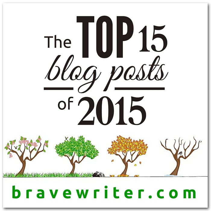 The top 15 Brave Writer blog posts of 2015