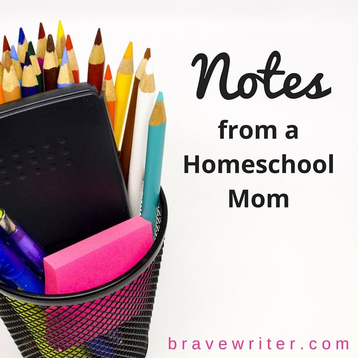 Notes from a homeschool mom