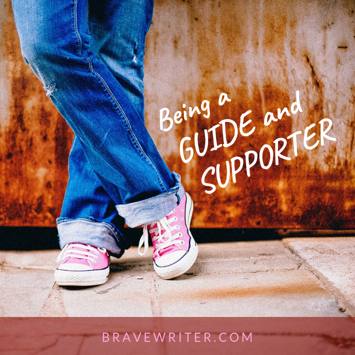 Moving into the role of being a guide and supporter