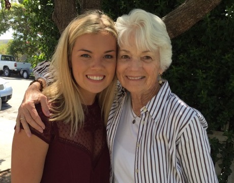 Karen O'Connor with her granddaughter
