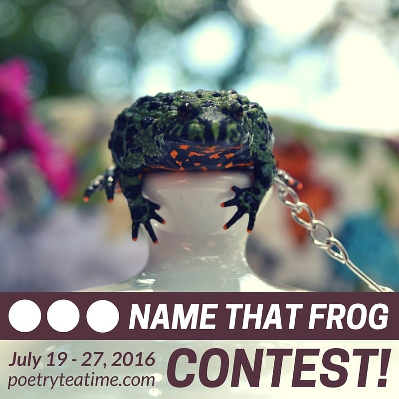 Poetry Teatime Name That Frog Contest