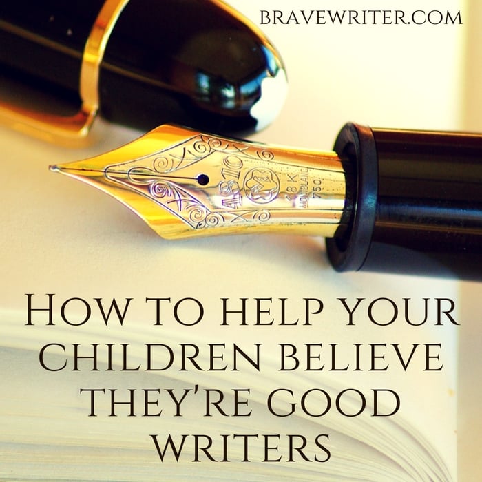 How to help children believe they're good writers