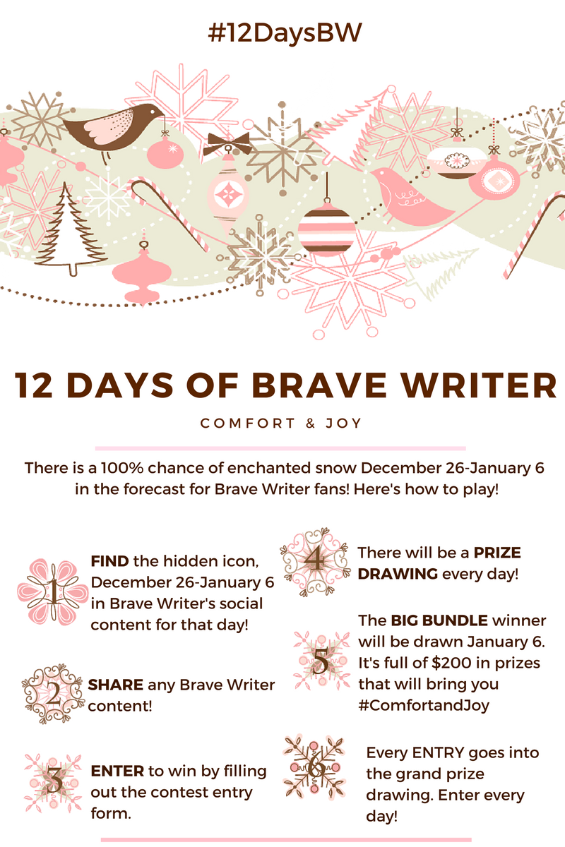12 Days of Brave Writer 2016