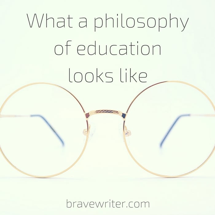 What a philosophy of education looks like
