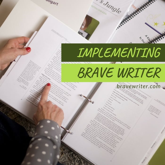 Implementing Brave Writer in Your Homeschool