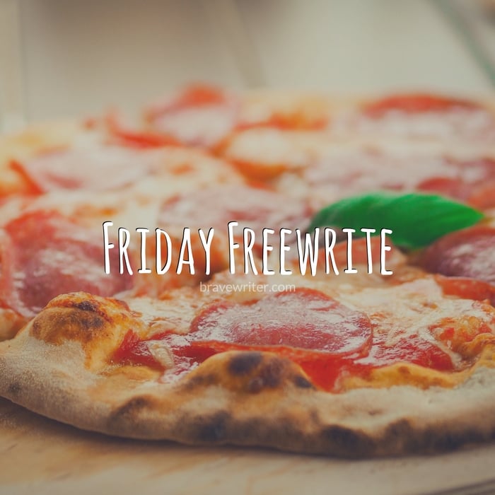 Friday Freewrite Pizza