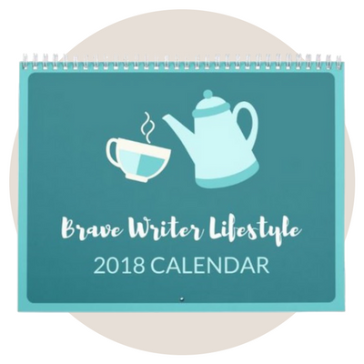 Brave Writer 2018 BWL Calendar