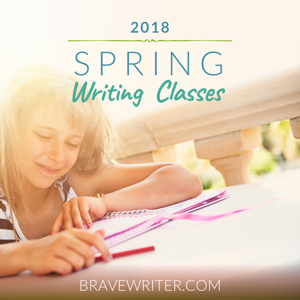 2018 Spring Writing Class Schedule