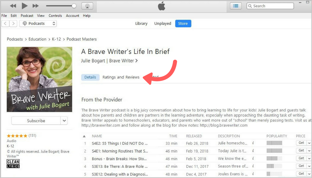 How to Write an iTunes Review