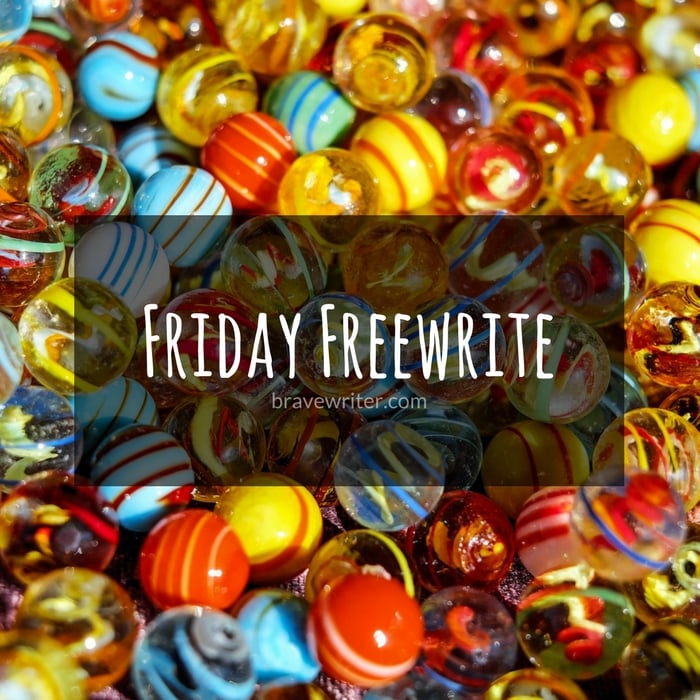Friday Freewrite Marble