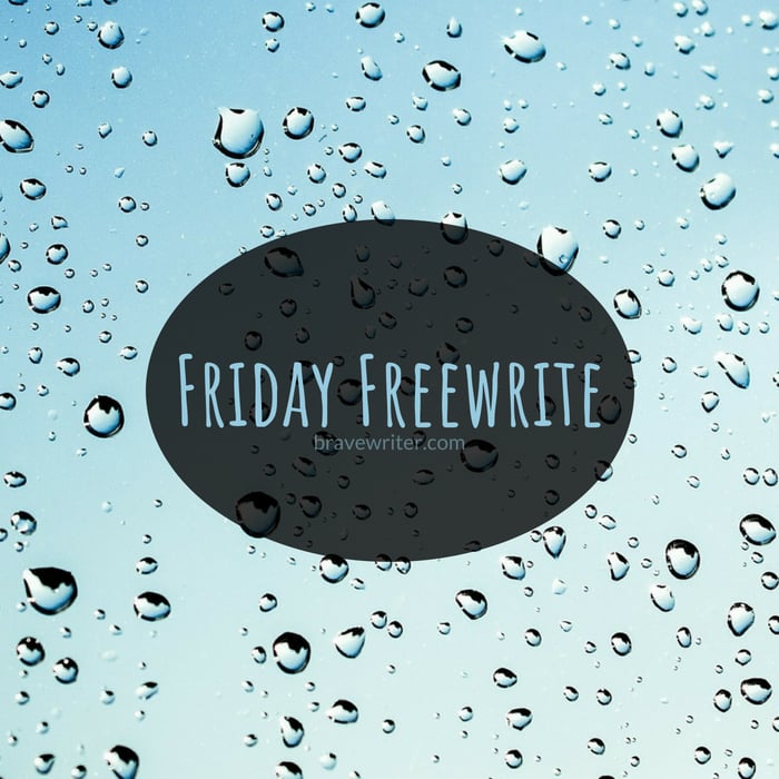 Friday Freewrite Raindrop