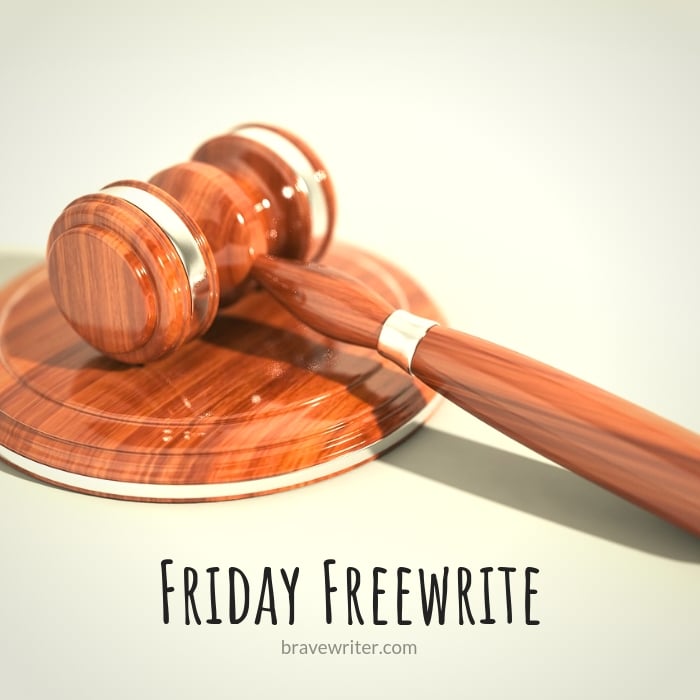 Friday Freewrite Judgmental