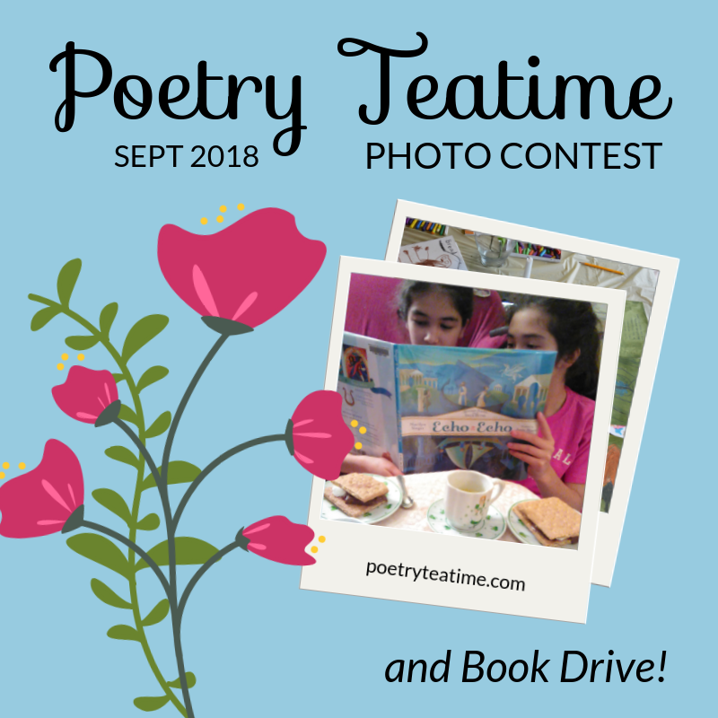 2018 Poetry Teatime Photo Contest and Book Drive
