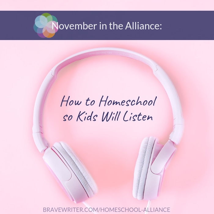 Brave Writer Homeschool Alliance November 2018