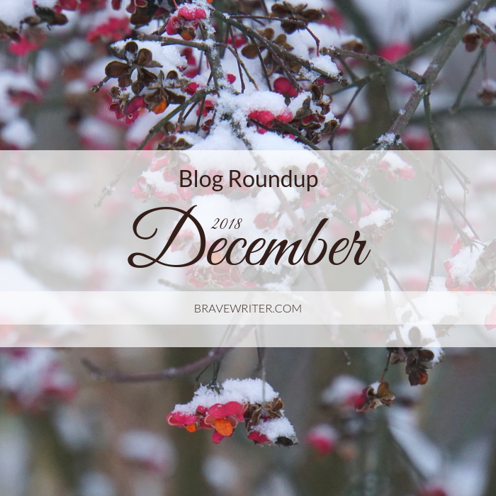 December 2018 Brave Writer Blog Roundup