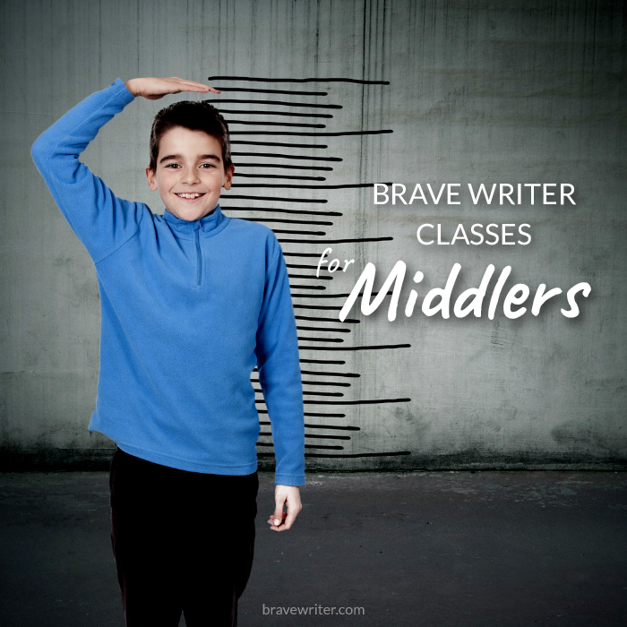 Brave Writer Classes for Middlers