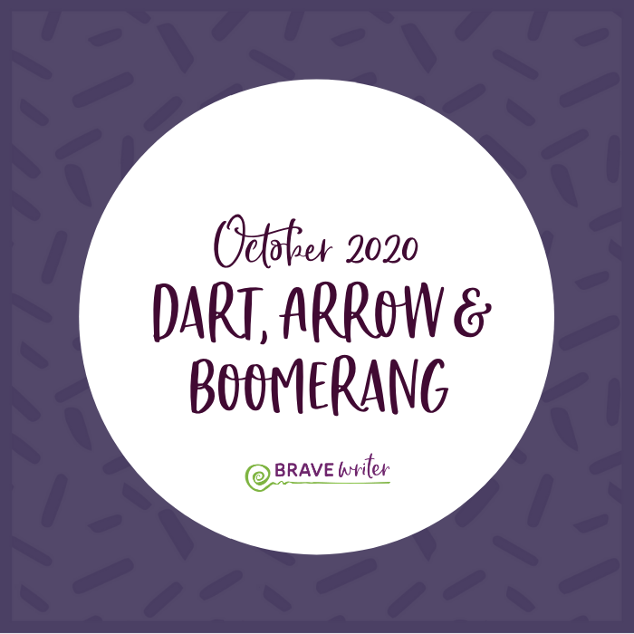 Dart, Arrow, and Boomerang: October 2020