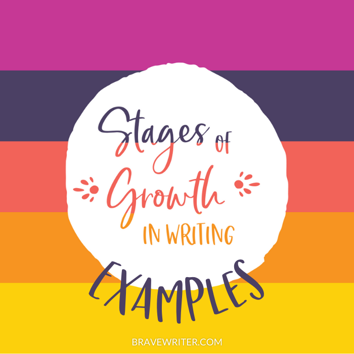 Stages of Growth in Writing Examples